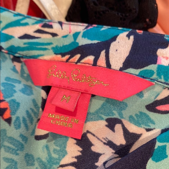 Lilly Pulitzer Blue and Pink Tank Top - Picture 10 of 12